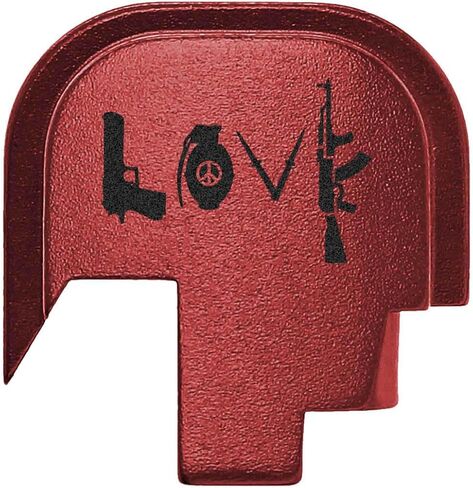 اللوحة الخلفية للغطاء المنزلق لأداء NDZ لـ Smith & Wesson M&P Shield، M2.0، Shield Plus 9mm .40 S&W، الألومنيوم المؤكسد الأزرق مع صورة سوداء منقوشة بالليزر - اختر الصورة ولون اللوحة in Kuwait