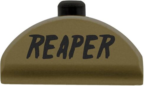 NDZ Performance Grip Frame Insert Plug for Glock Gen 4-5 17 19 22 23 24 31 34 35 بدون أشرطة خلفية، ألومنيوم مؤكسد أزرق مع صور جمجمة منقوشة بالليزر الأسود - اختر الصورة ولون اللوحة in Kuwait