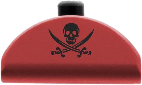 NDZ Performance Grip Frame Insert Plug for Glock Gen 4-5 17 19 22 23 24 31 34 35 بدون أشرطة خلفية، ألومنيوم مؤكسد أزرق مع صور جمجمة منقوشة بالليزر الأسود - اختر الصورة ولون اللوحة in Kuwait