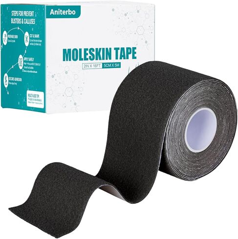 Moleskin for Blisters Adhesive Moleskin for Feet 2in x 16ft Moleskin Tape Roll for Hiking and Running Pink in Saudi Arabia