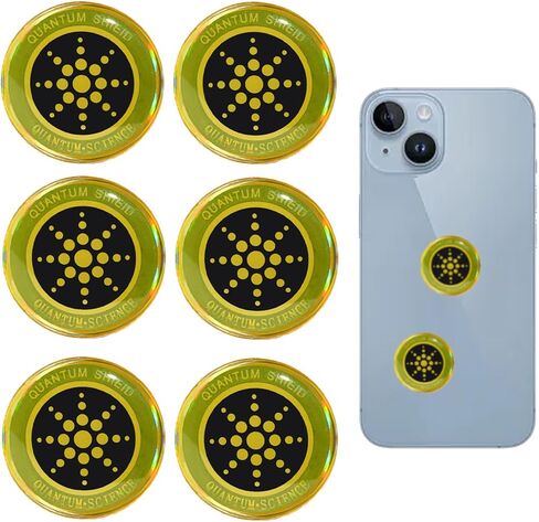 6 Pcs Emf Blocker for Cell Phone,Radiation Blocker,Emf Stickers for Cell Phone,A Practical Gift for Tech Lovers for Smart Phones/Tablets/Laptops Electronic Devices Blockers in Saudi Arabia