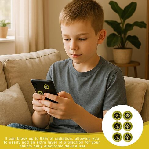 6 Pcs Emf Blocker for Cell Phone,Radiation Blocker,Emf Stickers for Cell Phone,A Practical Gift for Tech Lovers for Smart Phones/Tablets/Laptops Electronic Devices Blockers in Saudi Arabia