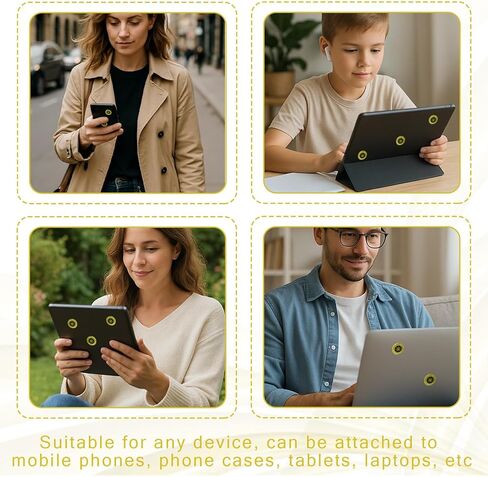 6 Pcs Emf Blocker for Cell Phone,Radiation Blocker,Emf Stickers for Cell Phone,A Practical Gift for Tech Lovers for Smart Phones/Tablets/Laptops Electronic Devices Blockers in Saudi Arabia