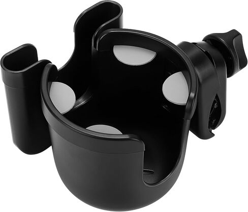 Accmor 2-in-1 Universal Cup Holder with Phone Holder, Stroller Cup Holders, Drinks Bottle Cage for Strollers, Wheelchairs, Walkers, Bicycles, Scooters ﻿ in Saudi Arabia