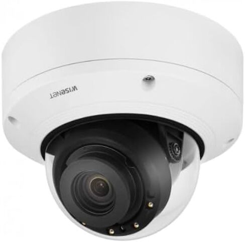 Hanwha Techwin XND-9082RV 8MP/4K IR WDR شبكة كاميرا بشكل قبة مع عدسة متغيرة البؤرة بمحرك 2.8 ~ 8.4 مم 3X، اتصال RJ45 in Kuwait