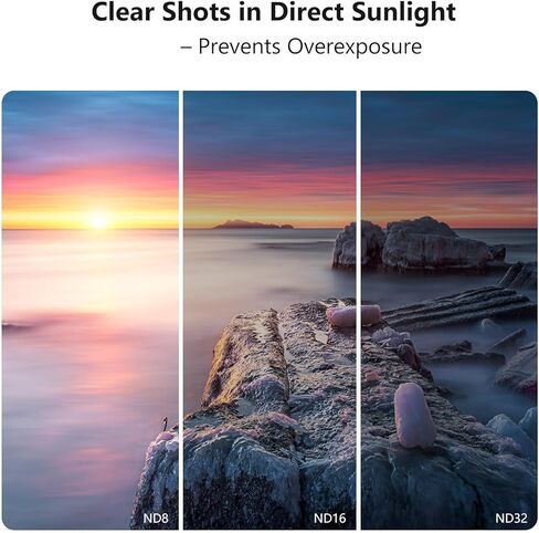ARTCISE ND16 (1.2) 4-Stop Neutral Density Filter - Multi-Coated HD Optical Glass, Ultra-Slim Aluminum Frame, Scratch Resistant & Waterproof Camera Lens Filter for Long Exposure (46mm) in Saudi Arabia
