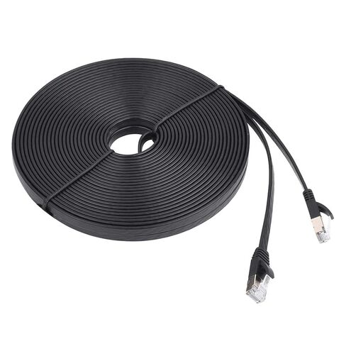 1 م/1.8 م // 5 م/8 م/10 م/15 م CAT7 RJ45 600 ميجا هرتز التصحيح محمية كابل شبكة LAN سلك إيثرنت مسطح (15 م / 49.2 قدم) in Saudi Arabia