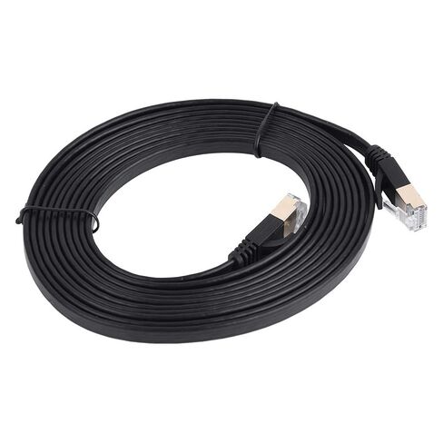 كابل شبكة LAN Dioche RJ45 LAN CAT7 RJ45 600 ميجا هرتز - إيثرنت سريع 10 جيجابت في الثانية، تصميم مسطح، متوافق مع Cat3/Cat5/Cat6 - مثالي لأجهزة الكمبيوتر وأجهزة الكمبيوتر المحمولة وأجهزة المودم (3 أمتار / in Saudi Arabia