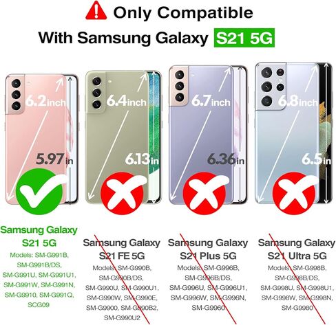 حافظة Rayboen لهاتف Samsung Galaxy S21، متوافقة مع Magsafe، غطاء هاتف مغناطيسي متين حريري شفاف مقاوم للصدمات لهاتف Samsung S21 5G مع ظهر صلب مضاد للخدش، أسود غير لامع in Kuwait