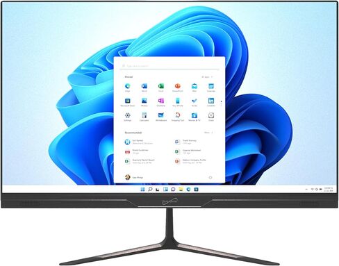 Supersonic SC-5524AIO 24" Windows All-in-1 Desktop Computer, Intel Quad-Core N100, 256GB SSD, 8GB RAM, UHD Graphics 600, Windows 11, Office 365, HDMI, Wi-Fi, Micro SD, Keyboard & Mouse Included in Saudi Arabia