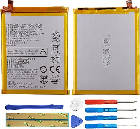Duotipa Battery Li3931T44P8h806139 Compatible with for ZTE Visible R2 Z5151V with Repair Tool Kit in Saudi Arabia