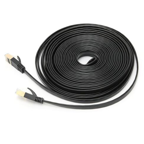 كابل الشبكة 10 جيجابت مزدوج الحماية CAT7 8 كور زوج ملتوي ملحقات الكمبيوتر نقل 3 متر لا كابل النقل السميك شبكة عالية (#3) in Kuwait