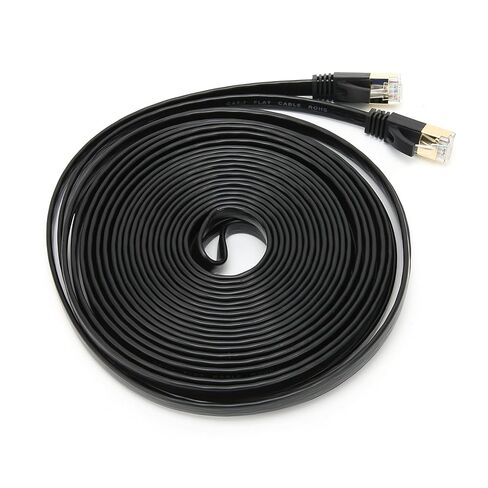 Network Cable 10 Gigabit Double Shielded CAT7 8 Core Twisted Pair Wire Computer Accessories3 Meter Transmission No The Thick Transmission Cable The Network of High (#1) in Saudi Arabia