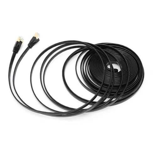 كابل الشبكة 10 جيجابت مزدوج الحماية CAT7 8 كور زوج ملتوي ملحقات الكمبيوتر نقل 3 متر لا كابل النقل السميك شبكة عالية (#4) in Saudi Arabia