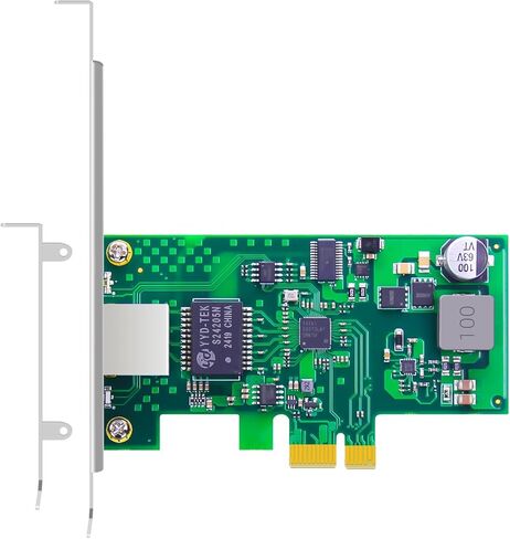 GLOTRENDS ST7481 2.5Gb PoE+ Network Card, Ethernet RJ45 LAN Port, PCIE 3.1 X1 Interface, Regular & Low Profile Bracket in Saudi Arabia