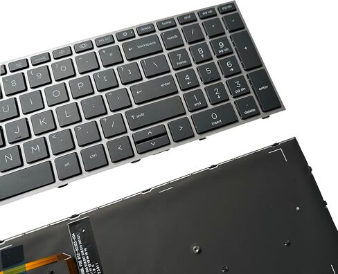 Laptop Replacement US Layout with Backlight Keyboard for HP ZBOOK Fury 15 G7 G8 L12764-001 L97968-001 M17095-001 L97967-001 M17094-001 9Z.NHNBC.001 NSK-X00BC PK132WW1B00 LK132WW1A00 NSK-X01BC in Saudi Arabia