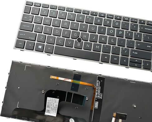 Laptop Replacement US Layout with Backlight Keyboard for HP ZBOOK Fury 15 G7 G8 L12764-001 L97968-001 M17095-001 L97967-001 M17094-001 9Z.NHNBC.001 NSK-X00BC PK132WW1B00 LK132WW1A00 NSK-X01BC in Saudi Arabia