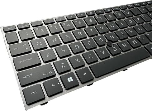 Laptop Replacement US Layout with Backlight Keyboard for HP ZBOOK Fury 15 G7 G8 L12764-001 L97968-001 M17095-001 L97967-001 M17094-001 9Z.NHNBC.001 NSK-X00BC PK132WW1B00 LK132WW1A00 NSK-X01BC in Saudi Arabia