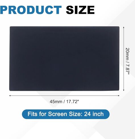 PATIKIL Monitor Dust Cover Anti-Static Dustproof Protective Cover Computer Screen Sleeve for 24 Inch Computer Monitors PC Desktop TV LCD LED HD Panel Case, Navy Blue in Saudi Arabia
