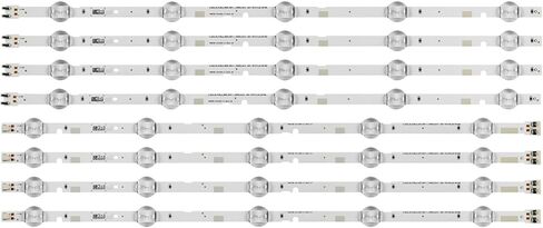1 Set LED Backlight Strip Fit for Samsung UN49J5290AF UA49M5000A UN49M5300A UN49J5000A UN49J5200A 49"-FHD-R-171219 49"-FHD-L-171219 in Saudi Arabia