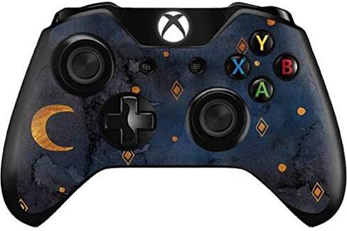 ملصق Skinit المخصص للألعاب متوافق مع وحدة تحكم Xbox One - تصميم القمر والنجوم المصمم في الأصل in Kuwait