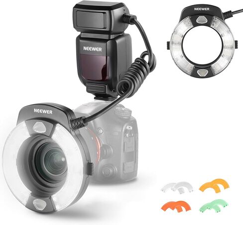 NEEWER NW700-N TTL Flash Speedlite متوافق مع كاميرات Nikon DSLR، مزامنة عالية السرعة 1/8000 ثانية، مخرج 1/1-1/256، وظيفة TCM، 230 فلاش طاقة كامل، إعادة تدوير سريعة 0.1-2.7 ثانية، البطاريات غير متضمنة in Kuwait
