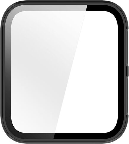Case Cover for Garmin Venu X1, Hard PC Protective Case with Tempered Glass Screen Protector for Garmin Venu X1 Smart Watch (Black) in Saudi Arabia