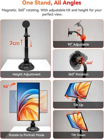 شاشة لاسلكية محمولة تعمل بالبطارية، تدعم AirPlay Miracast، شاشة 15.6 بوصة 1080 بكسل USB-C HDMI شاشة خارجية مع حقيبة حامل، شاشة ثانية لأجهزة الكمبيوتر المحمول MacBook PC والكمبيوتر اللوحي، بطارية مدمجة (4 - 5 ساعات) in Kuwait