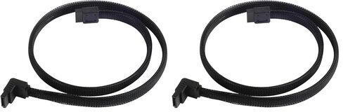 Silverstone Tek 90 Degree SATA III Cable with Non-Scratch Locking Mechanism (CP08) (Pack of 2) in Saudi Arabia