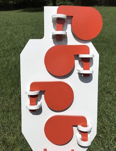 Magnum Target 3/8" AR500 10"x24" Zipper Steel Hostage Reactive Dueling Tree Shooting Target for T-Post New in Saudi Arabia