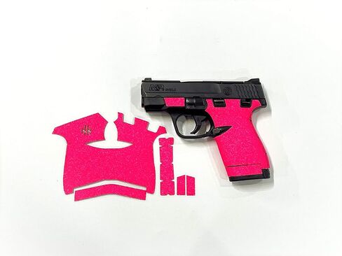 Handleitgrips شريط لاصق من ورق الصنفرة الوردي لـ Smith and Wesson Shield Plus in Kuwait