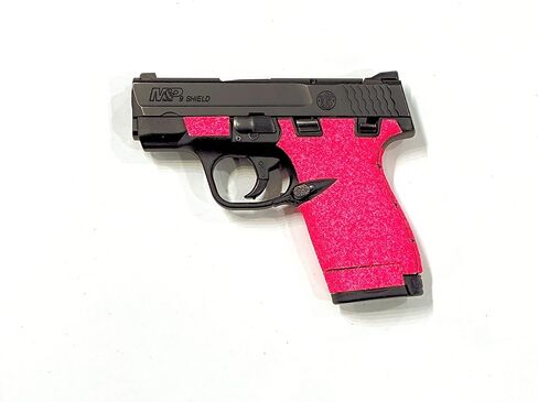 Handleitgrips شريط لاصق من ورق الصنفرة الوردي لـ Smith and Wesson Shield Plus in Kuwait