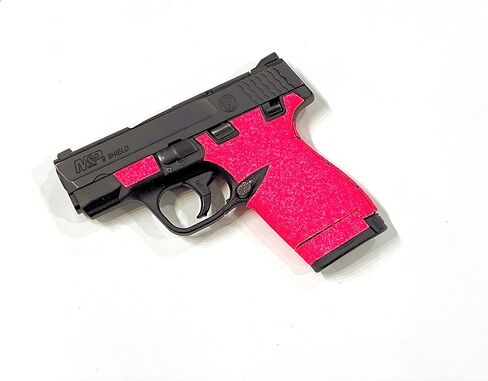 Handleitgrips شريط لاصق من ورق الصنفرة الوردي لـ Smith and Wesson Shield Plus in Kuwait