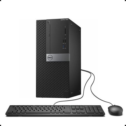 Dell OptiPlex 7050 'T Intel Core i7-6700 3.4 GHz, 16GB RAM, 512 GB Solid State Drive, DVDRW, Windows 11 Pro 64bit, (Renewed) in Kuwait