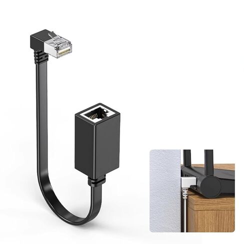 إيثرنت تمديد كابل شبكة Cat7 إيثرنت موسع مهائي كابلات RJ45 الحبل محمية ذكر إلى موصل سالب in Saudi Arabia