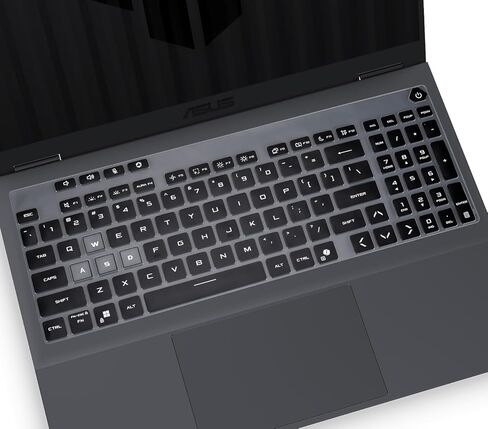 Keyboard Cover for 2025 ASUS TUF Gaming F16 FX608 FX608JMR FX608JHR FX608JPR FX608JH FX608JP FX608LP FX608LM, ASUS TUF Gaming A18 FA808 FA808UP FA808UM FA808UH 18" Gaming Keyboard Skin Portector-Clear in Saudi Arabia
