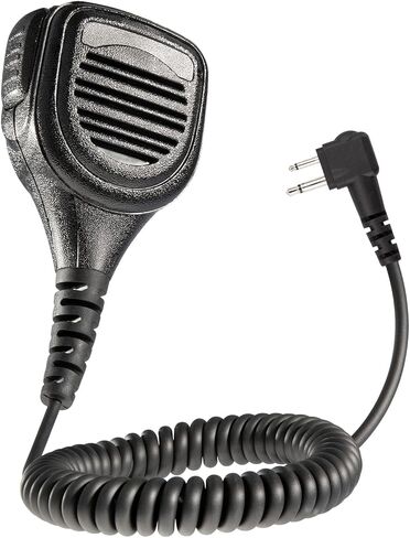 ميكروفون مكبر صوت على الكتف بحجم قياسي مقاوم للماء من Arrowmax APM250-M1 IP56 متوافق مع Motorola CP200D CP100D R2 DEP450 BPR40D CP200 CP185 BPR40 Yaesu FT-65 FT-25 FT-4X/V XiR P3688 in Saudi Arabia