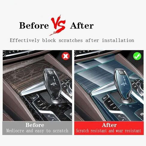 LXURY Car Interior Gearbox Panel Navigation screen Transparent TPU Protector Film,Fit For Genesis GV80 24-2025 Accessories in Kuwait