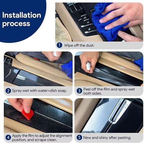 LXURY Car Interior Gearbox Panel Navigation screen Transparent TPU Protector Film,Fit For Genesis GV80 24-2025 Accessories in Kuwait