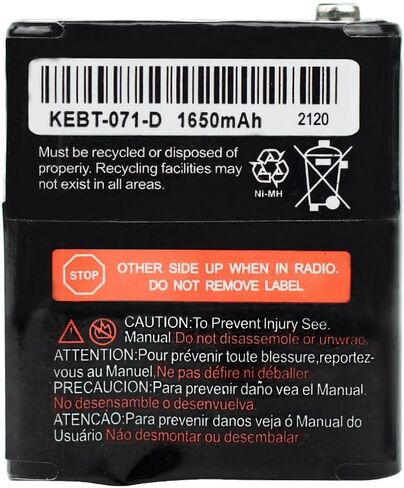 2-Pack Rechargeable Battery for Talkabout Motorola 53615 KEBT-071A KEBT-071-B KEBT-071-C KEBT-071-D hknn4002 Two-Way Radio Battery Replacement (3.6V 1650mAh) in Saudi Arabia