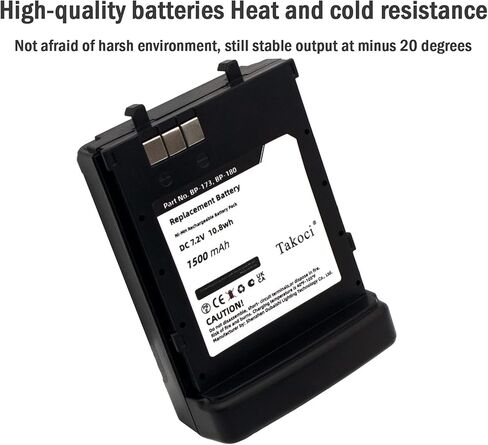 3 قطعة BP-173 BP-180 استبدال البطارية متوافق مع IC-12A IC-21AE IC-T22 IC-T22A IC-T22E IC-T42 IC-T42A IC-T42E IC-T7 IC-T70 IC-T7A IC-T7H IC-W31 IC-W31A IC-W31E IC-W32 IC-W32A IC-W32E إيك in Saudi Arabia