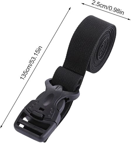 2 Pack Adjustable Luggage Straps with Quick Release Buckle, Heavy Duty Suitcase Belt for Travel, Camping, Backpacking in Saudi Arabia