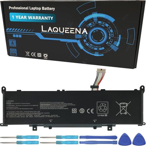 بطارية GRT01 المحمول متوافقة مع Dell Latitude 14 5421 5431 15 5521 5531 Precision 3470 3561 3571 Alienware M17 R5 AMD Series 0R05P0 00P3TJ 0VXD57 0P3TJ R05P0 05RGW in Saudi Arabia