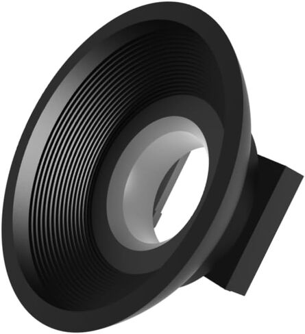 عدسة الكاميرا Fototech EF من السيليكون بتصميم الوجه الخلفي مع أخاديد مضادة للانعكاس من السيليكون الناعم لكاميرا EOS T7i T6i T5i SL1 6DII 90D 80D 70D 60D 5DII (رمادي) in Saudi Arabia