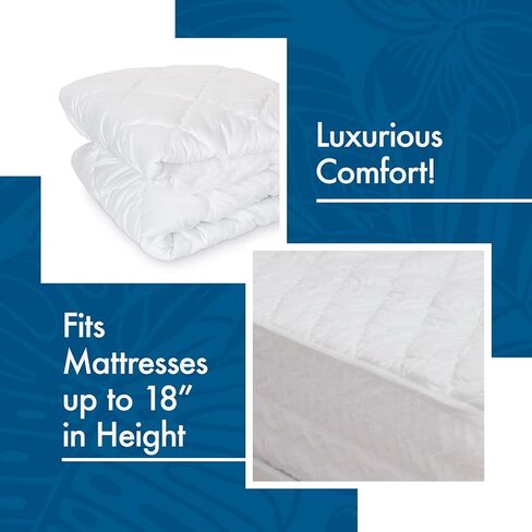 Tommy Bahama Triple Protection Stain Release Waterproof Mattress Pad Twin in Saudi Arabia