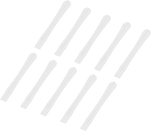 البلاستيك Spudger حدق افتتاح أدوات إصلاح 10 قطعة للهاتف المحمول الكمبيوتر اللوحي شاشة لاب توب LCD إصلاح الهواتف الذكية 85x8.5 مللي متر الأبيض in Saudi Arabia