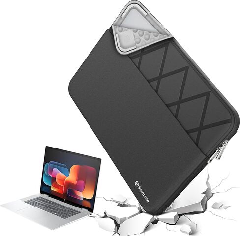 Smatree Laptop Sleeve for 16 inch HP OMEN Transcend Gaming Laptop 16t-u000/16-u0097nr/16-u1047nr, Protective Computer Case with Accessory Pocket, YKK Zipper, Patented Shockproof Design (E641) in Saudi Arabia