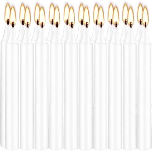 40 Pack Assorted Color Spell Chime Candles, 4 Inch Mini Taper Candles for Home Decor Kitchen Decor Wedding Decoration-10 Colours,Great for Casting Chimes, Rituals，Christmas Candles in Kuwait