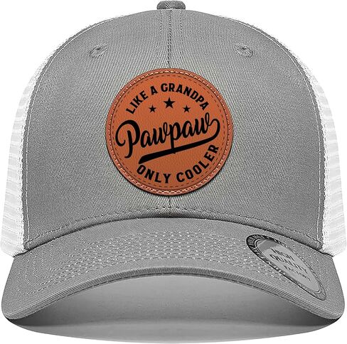 Men Hat Baseball Cap Christmas Fathers Day Birthday, Gifts for Men Trucker Grey Baseball Cap in Saudi Arabia