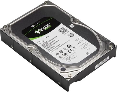 Seagate Exos 7E8 1 تيرابايت محرك الأقراص الصلبة الداخلي Enterprise HDD - CMR 3.5 بوصة 512E SATA 6 جيجابايت/ثانية 7200 دورة في الدقيقة 256 ميجابايت ذاكرة تخزين مؤقت للمؤسسات ومركز البيانات - تعبئة خالية من الإحباط (ST1000NM000A) in Saudi Arabia